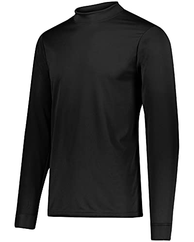 Augusta Sportswear Men's X-Large Wicking Mock Turtleneck, Black