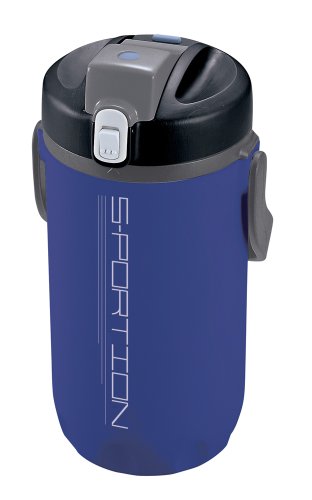 Pearl Metal D-2769 D-2769 Water Bottle, Made in Japan, 0.6 gal (2.0 L), Direct Drinking Sports Bottle, One-Touch Loader, Jug