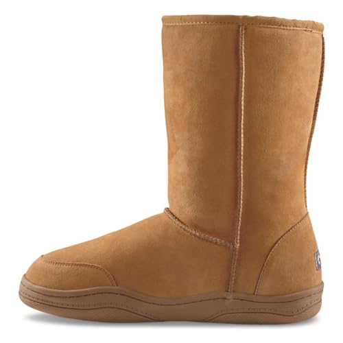 Guide Gear Men's 10' Boot Slippers, Chestnut, 12D (Medium)