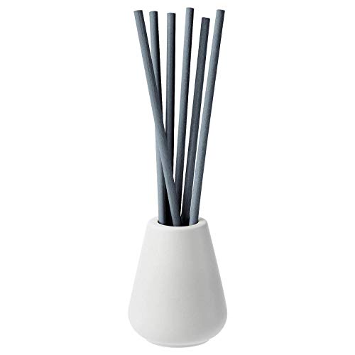 IKEA Vase and 6 Scented Sticks, Blossoming Bergamot/Grey