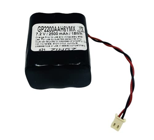 Visonic GP2200AAH6YMX SecureLinc Battery Replacement GP2200AAM6YMX, GP130AAM6YMX -