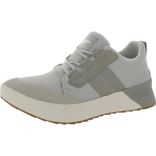 Sorel Women's Out N About LLL Waterproof Low Sneakers - Moonstone, Dove - Size 9