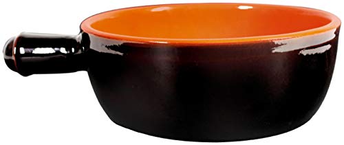 Silva: Terre Umbria, 1 Handle Terracotta Casserole, 24 cm Diameter Earthenware-Italian Version