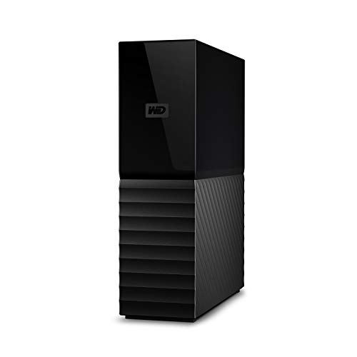 Western Digital 8TB My Book Desktop External Hard Drive, USB 3.0, External HDD with Password Protection and Backup Software - WDBBGB0080HBK-NESN