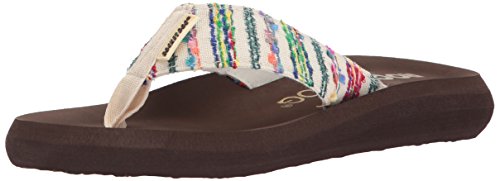 Rocket Dog Women's SPOTLIGHT2 Merry Maker Fabric Sandal, natural, 8 M US
