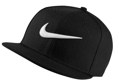 Nike Men's Pro Snapback Cap One Size Black, Black, Talla Única