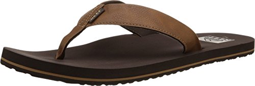 Reef Men's Sandals, Reef Twinpin, Brown, 9