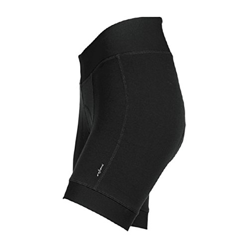 SHEBEEST Pre-Dyed Black/Plus Shorts with Shelastic 1.0 Pad (2X)