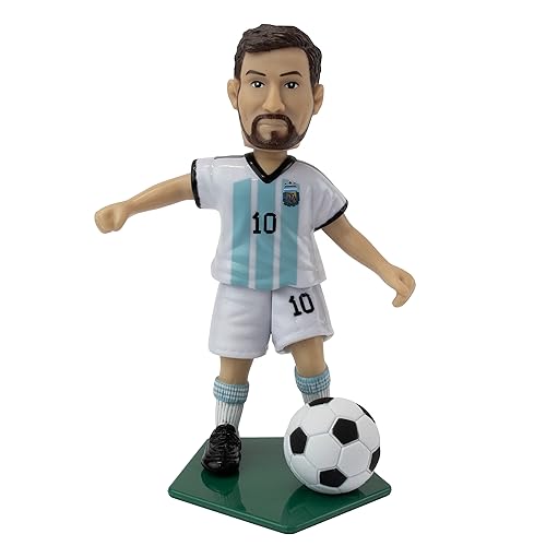 MACCABI ART Official Lionel Messi Argentina National Team Soccer Action Figure, 4.5” H x 3.5” W x 1.5” D