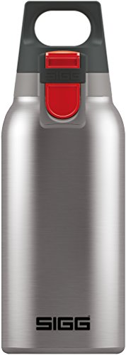 SIGG - Insulated Water Bottle - Thermo Flask Hot & Cold One Silver with Tea Infuser - Leakproof - BPA Free - Stainless Steel - 10 Oz