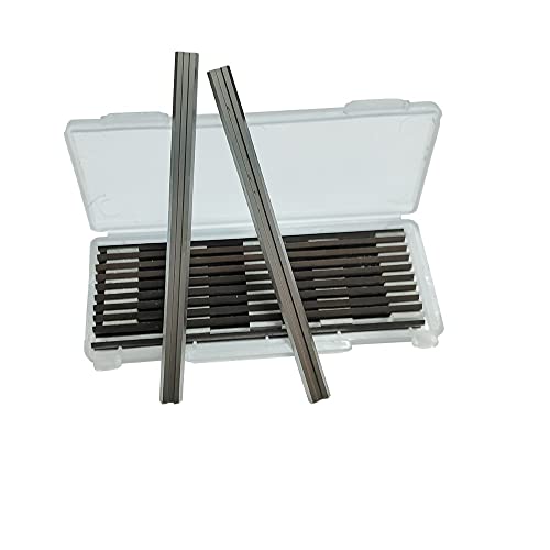3-1/4' Portable Carbide Planer Blades for Bosch PA1202, MAKITA, Wen, DeWalt DW6654, Black&Decker 7696, Ryobi (10 Pack)