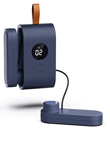 Boot Dryer, Portable Shoes Dryer with Timer, Warmer for Working Boots, Intelligent Temperature Control, Eliminate Bad Odor (Blue)