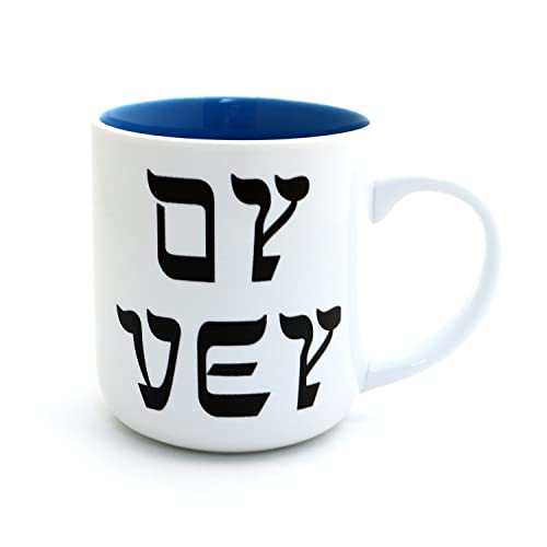 Oy Vey Mug, Schmutz Happens, Funny Jewish Mug, Judaica by Lorrie Veasey