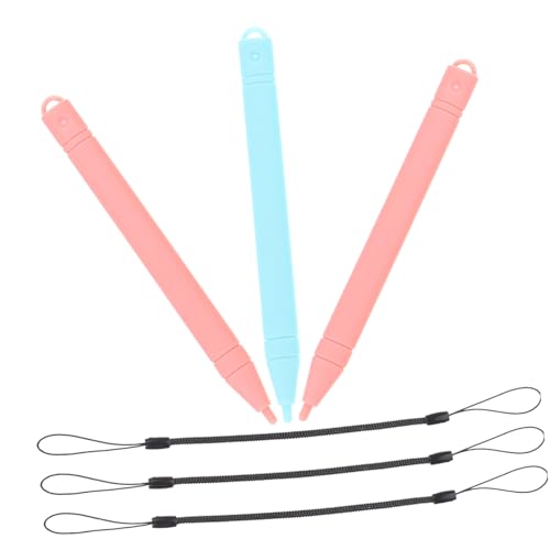 Homoyoyo 4 Sets LCD Drawing Board Pen Educational Board Pens Erasable Drawing Board for LCD Writing Tablet Stylus Replacement Stylus Pen Pad Toys para Plastic Lanyard Magnetic