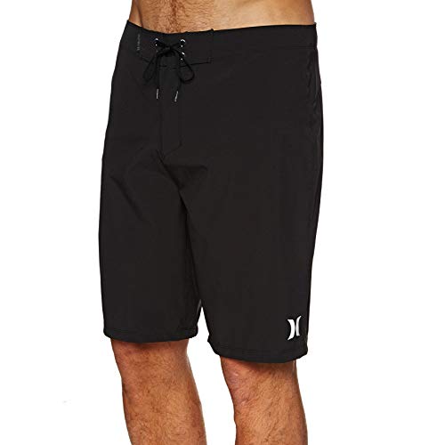 Hurley Men's Phantom One and Only Board Shorts, Black/White, 36