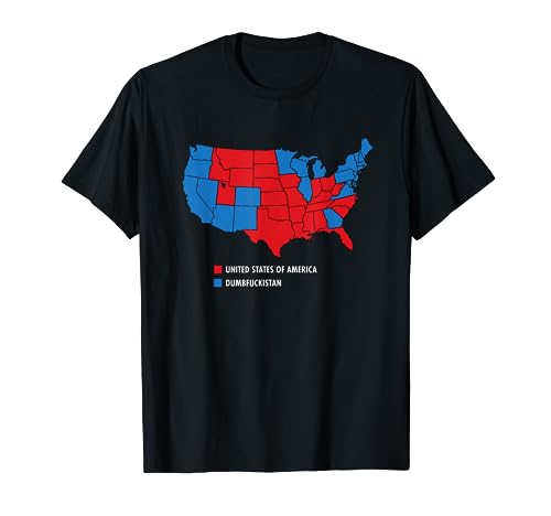 USA v Dumbfuckistan - Republicans' 2020 Election Map T-Shirt