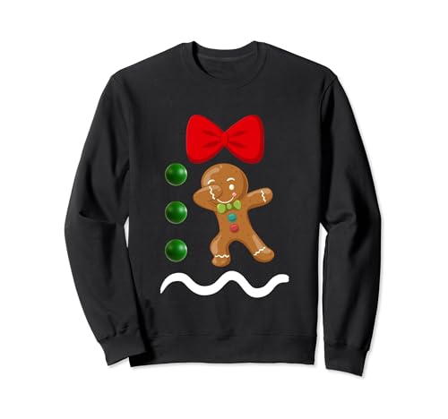 Gingerbread Man Christmas Men Women Kid Beauty Costume Group Sweatshirt
