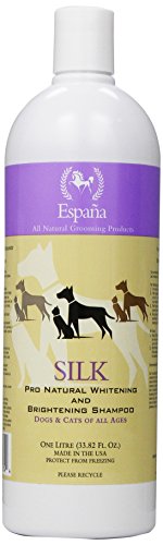 Espana Silk ESP0320DC Specially Formulated Silk Pro Whitening and Brightening Shampoo for Dogs and Cats, 33.82-Ounce