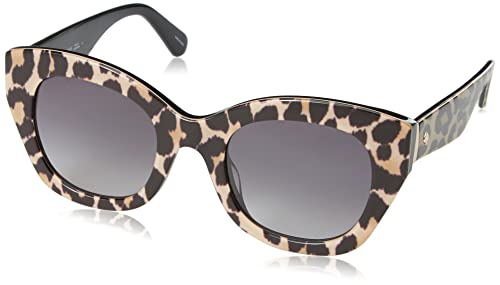 Kate Spade New York Women's Jalena Cat-Eye Sunglasses, BKGDTBCQN, 49 mm