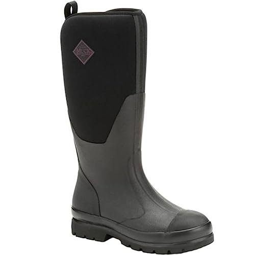 Muck Boot Womens Chore Tall, Black, 8 US