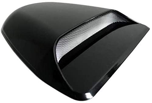 ICBEAMER Black Hood Scoop AERO DYNAMIC Speed Racer Waterproof FLOW w/ 3M tape No Drill Universal Fit for Auto Vehicle