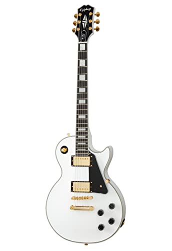 Epiphone Les Paul Custom, Alpine White with Gold Hardware