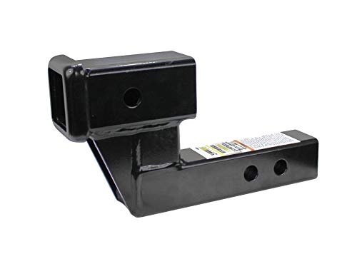 MaxxHaul 50397 Trailer Hitch Riser for 2 Inch Receivers with 4 Inch Rise/Drop