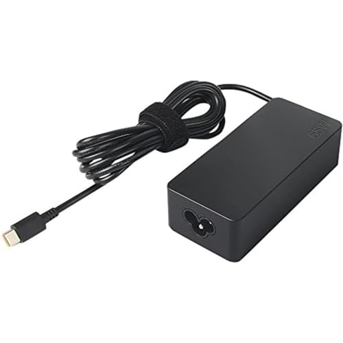Lenovo USB-C 65W Standard AC Adapter for Lenovo Yoga C930-13, Yoga S730-13, Yoga 920-13, Yoga 730-13, IdeaPad 730s-13, GX20P92530 Black
