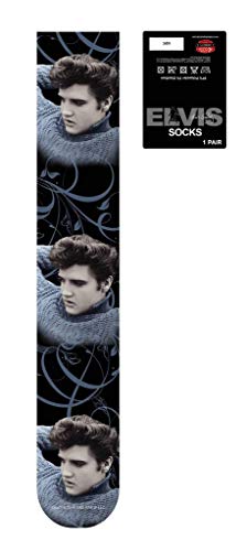 Midsouth Products Elvis Presley Tube Socks - Blue Sweater - One Size Fits All