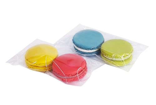 Wowfit 200 Count 3x5 inches Clear Cellophane Plastic Bags, Resealable Self-Sealing Cello Bags Good for Cookies, Decorative Wrappers, Party Favors, Candy and More