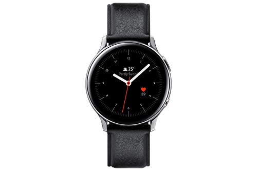 Samsung Galaxy Watch Active2 40mm, Stainless Steel LTE GSM Unlocked SM-R835U (ATT, Verizon, Tmobile, Sprint), Silver (Renewed)
