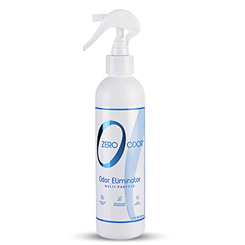 Zero Odor Multi-Purpose Odor Eliminator - Eliminate Air & Surface Odor – Patented Technology Best for Bathroom, Kitchen, Fabric, Closet- Smell Great Again, 8oz (Over 1000 Sprays)