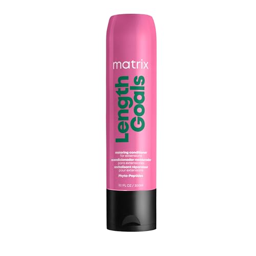 Matrix Length Goals Conditioner For Extensions | Softens & Nourishes Hair | Paraben Free | Detangling |For Hair Extensions & Wigs | Salon Conditioner | Packaging May Vary | 10 Fl. Oz.