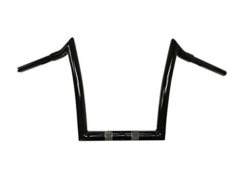 Dominator Industries 12' Meathook Bars Ape Hangers Compatible With 2015-2023 Harley Road Glide & Special Gloss Black