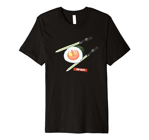 Star Wars Treats Rebel Symbol Sushi & Lightsaber Chopsticks Premium T-Shirt