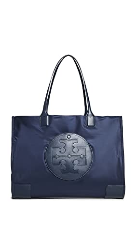 Tory Burch Women's Ella Tote, Tory Navy, Blue, One Size