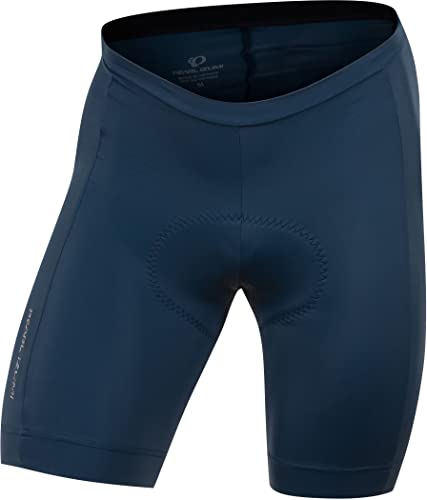 PEARL IZUMI Men's 9' Escape Quest Cycling Shorts, Padded & Breathable with Reflective Fabric, Navy, Medium