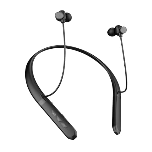 Rechargeable Hearing lmpaired Headsets,33H Neckband Conversation Enhancing Headphones with Equalization Boost for Hearing Loss, Sound Amplification and Speech Enhancement for Calls
