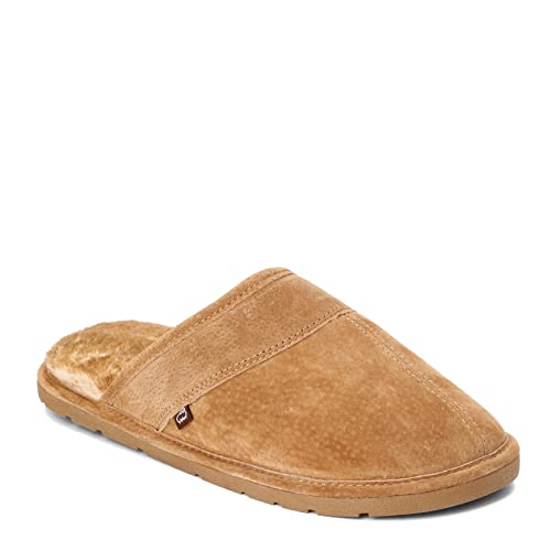 Lamo Men's Scuff (Synthetic) Slipper, Chestnut, L M US