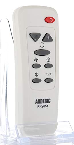 Anderic Haier AC Remote Control - Replaces Haier, Amana, GE and Danby AC remotes - No Programming - RR2054