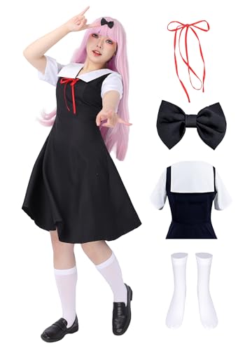 DAZCOS Womens Kaguya-sama: Love Is War Chika Fujiwara Cosplay Costume (S)