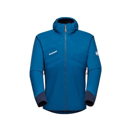 Mammut Men's Rime Light IN Flex Hooded Jacket Deep Ice-Marine M