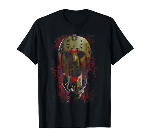 Freddy vs Jason Mask and Claws T-Shirt
