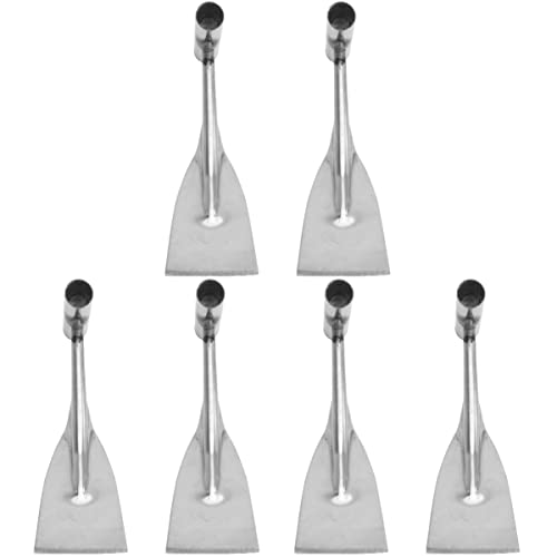 6 Pcs Stainless Steel Shovel Planting Hoe Weeding Trowel Kids Mini Beach Diggers Planting Trowel Forged Hoe Metal Hoe Head Excavator Toys Planting Tools Sand Digging Child Spades