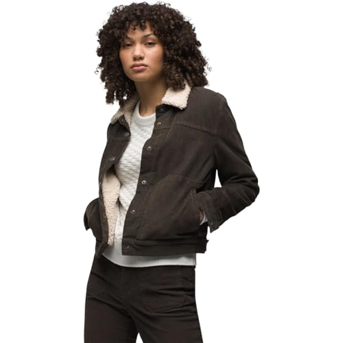prAna Ashland Cord Jacket Black Olive MD (Women's 8-10)