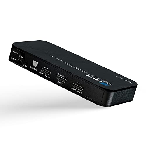 OREI 4K@60Hz eARC Audio Extractor for Non-eARC TVs | HDMI 2.0 HDCP 2.2 Dolby Digital/DTS and Atmos, CEC, and HDR10 Support (HDA-931)
