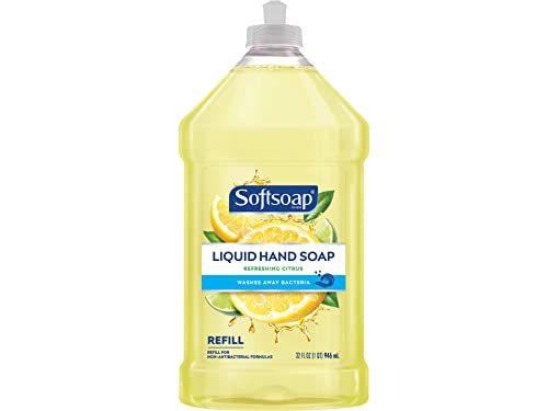 Softsoap Liquid Hand Soap Refill, Refreshing Citrus with Lemon Scent - 32 Fluid Ounce