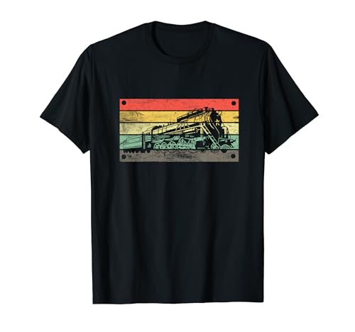 Vintage Train Railroad Retro Railroad Engineer T-Shirt