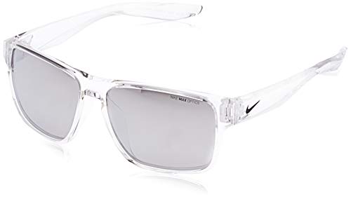 Nike Essential Venture M Square Sunglasses, Clear, 59 mm