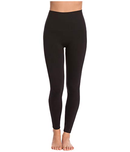 SPANX Seamless Leggings for Women Tummy Control Very Black LG